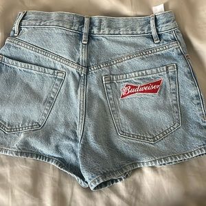 Budweiser high waisted shorts